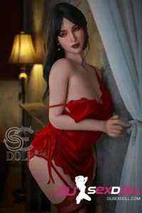 H Cup Mature Red Outfit Realistic Sex Doll 12