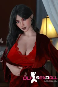 H Cup Mature Red Outfit Realistic Sex Doll 2