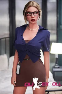 C Cup Movable Jaw Head Sexy Mature Sex Doll 21
