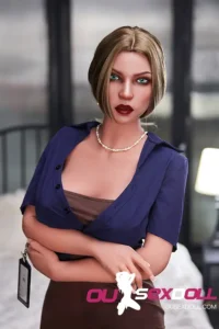 C Cup Movable Jaw Head Sexy Mature Sex Doll 24