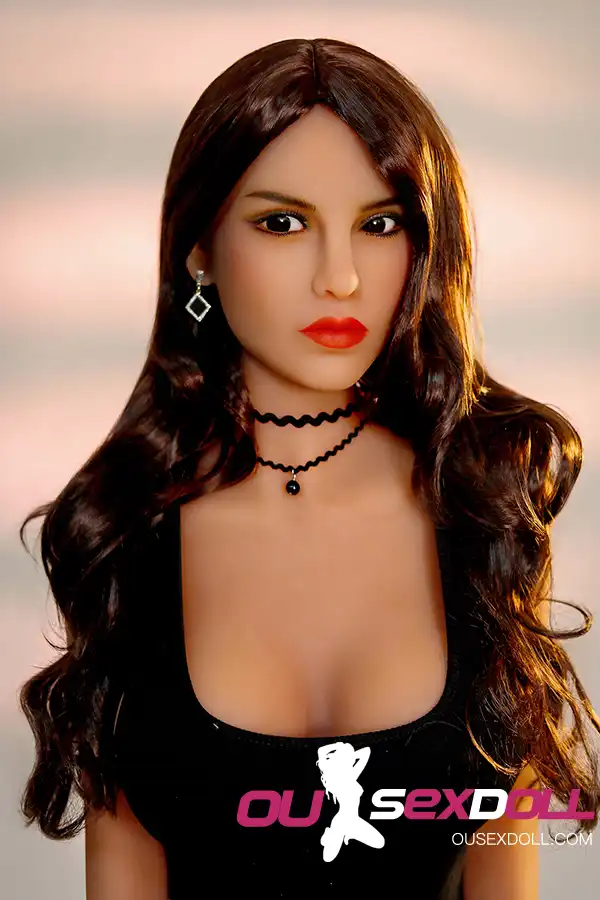 C Cup Long Curly Sexy Mature Sex Doll 3