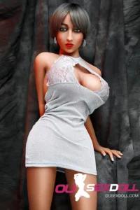 D Cup Short Hair Velká prsa Cool Sex Doll 5