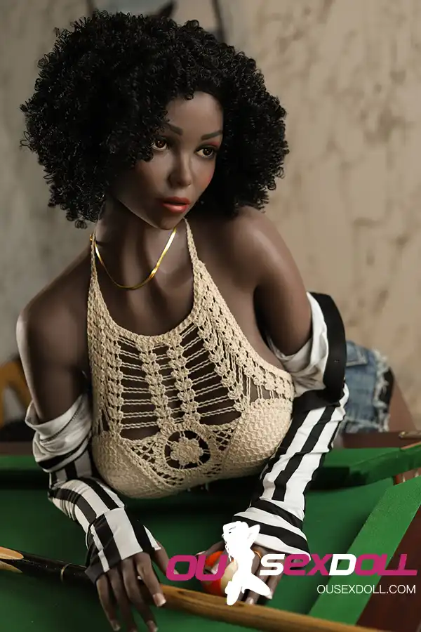 H Cup Dark Skin Realistic Sex Doll 1