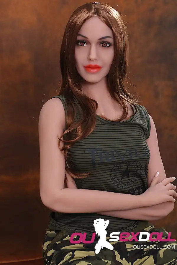 A Cup Flat Breast Blonde Real Sex Doll 1