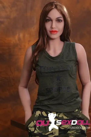 A Cup Flat Breast Blonde Real Sex Doll 2