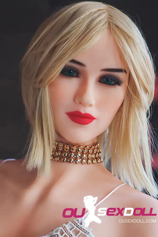 A Cup Flat Breast Short Blonde Real Sex Doll 2