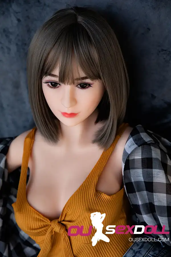 B Cup Short Hair Japanese Skinny Sex Doll 12