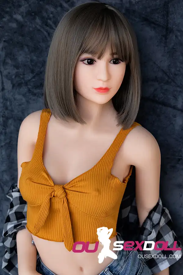 B Cup Short Hair Japanese Skinny Sex Doll 2