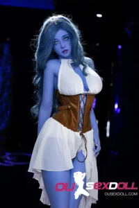 Blue Skin Lifelike Adult Companion Doll 4