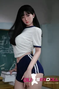 D Cup Black Hair Modern Style Real Sex Doll 3