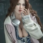 D Cup Curly Hair Most Realistic Sex Doll 23