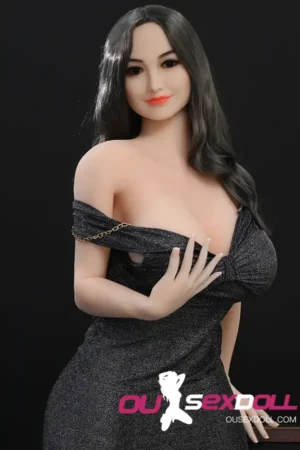 F Cup Big Boobs Black Hair Mature Sex Doll 2