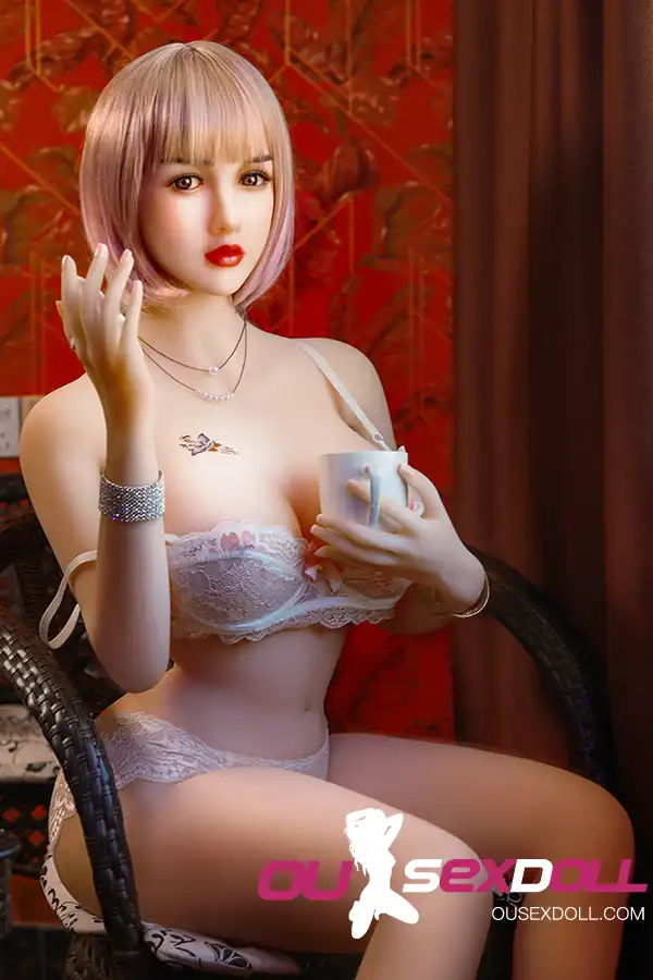 D Cup Sexy Short Hair Natural Skin Real Sex Doll 11