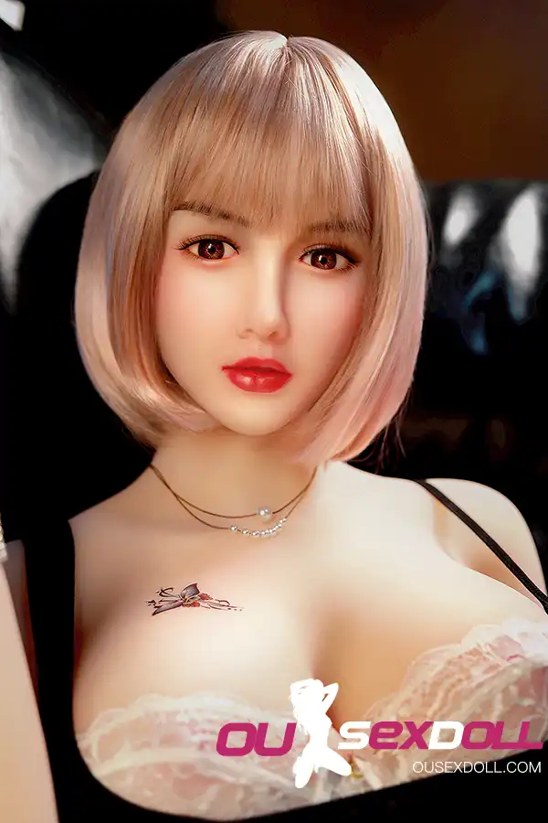 D Cup Sexy Short Hair Natural Skin Real Sex Doll 4