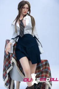 D Cup White Shirt Full Body Sex Doll 12