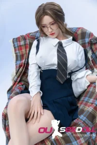 D Cup White Shirt Full Body Sex Doll 7