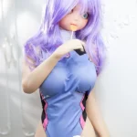 Big Breast Purple-haired Anime Sex Doll 3
