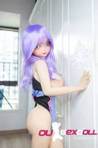 Big Breast Purple-haired Anime Sex Doll 8