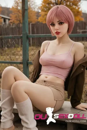 Small Breast Short Hair Real Sexy Doll 3