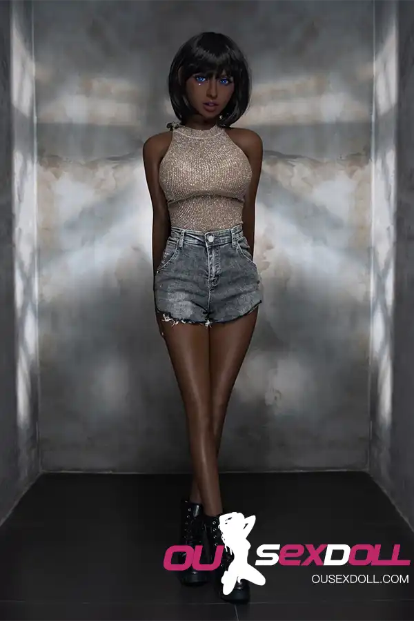 Tan Color Short Hair Lifelike Adult Doll 1