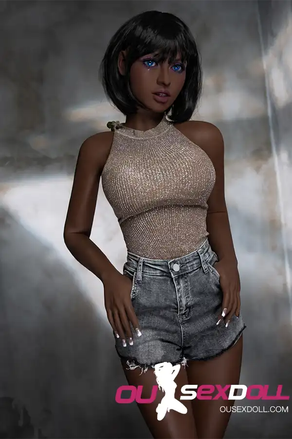 Tan Color Short Hair Lifelike Adult Doll 2