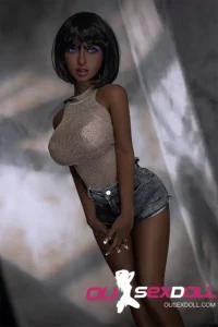 Tan Color Short Hair Lifelike Adult Doll 8