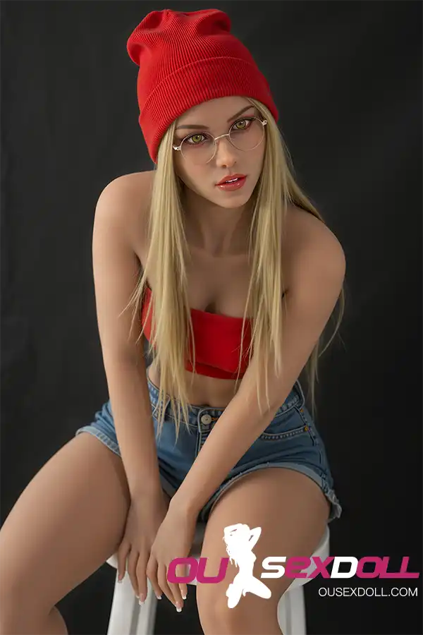 Big Breasts Long Blond Hair Charming Chubby Doll 6