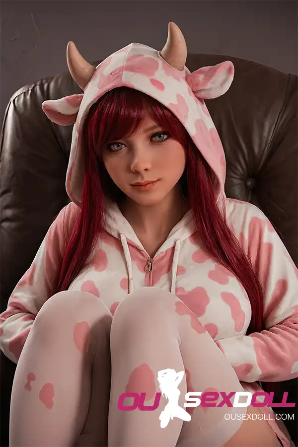 Big Breasts Red Hair Real Chubby Doll 6