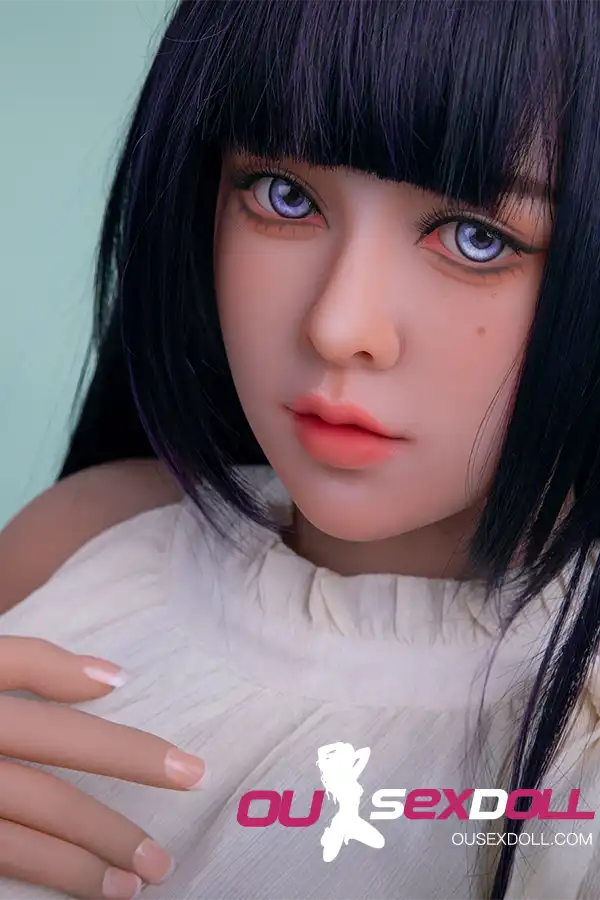 E Cup Blue Hair Big Boobs Realistic Sex Doll 14