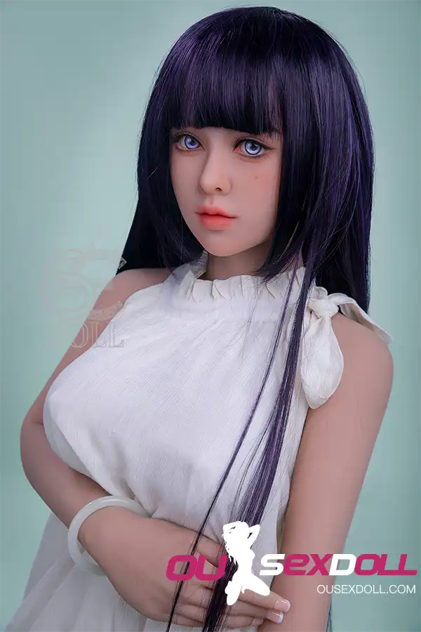 E Cup Blue Hair Big Boobs Realistic Sex Doll 17