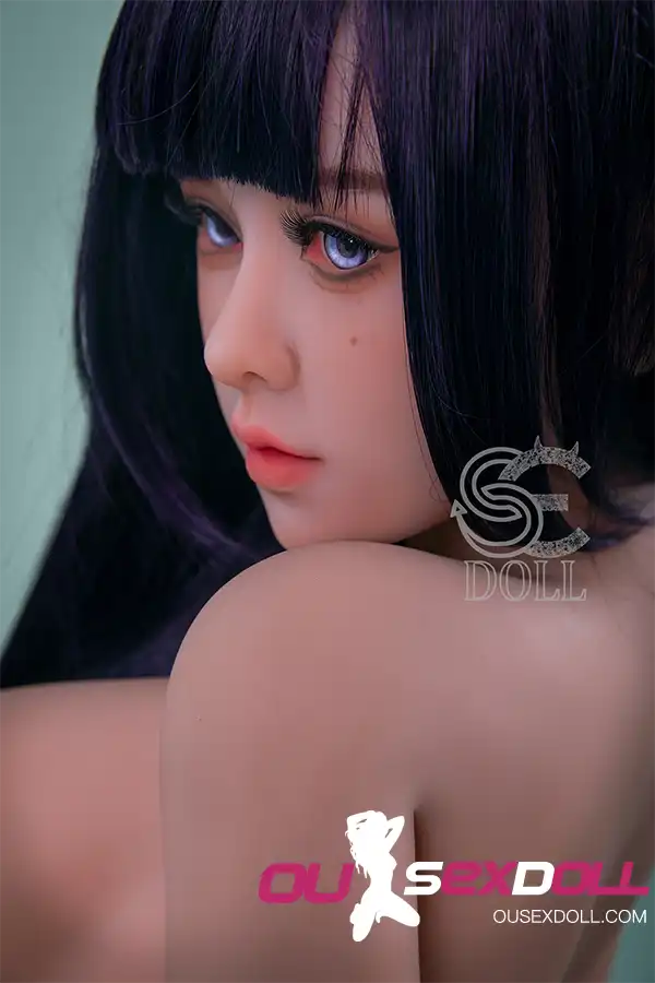 E Cup Blue Hair Big Boobs Realistic Sex Doll 4