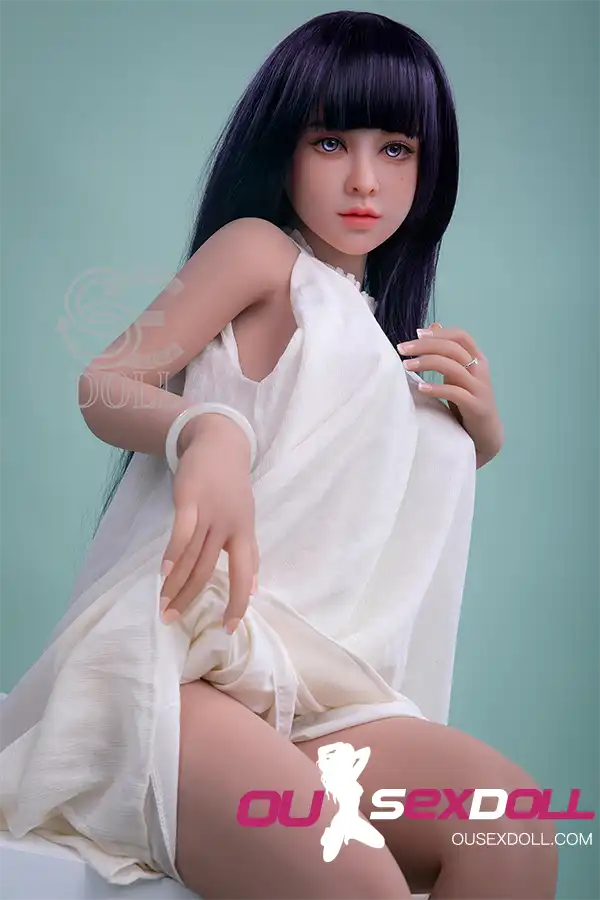 E Cup Blue Hair Big Boobs Realistic Sex Doll 9