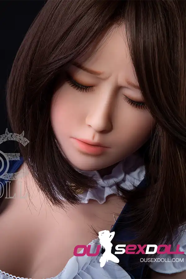 E Cup Full Bust Black Stockings Lifelike Sex Doll 11