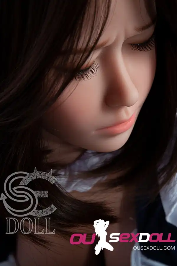 E Cup Full Bust Black Stockings Lifelike Sex Doll 14