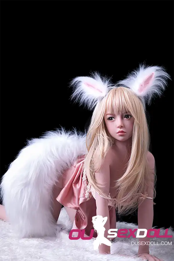 E Cup Pink Bunny Cosplay Sweet Real Sex Doll 12
