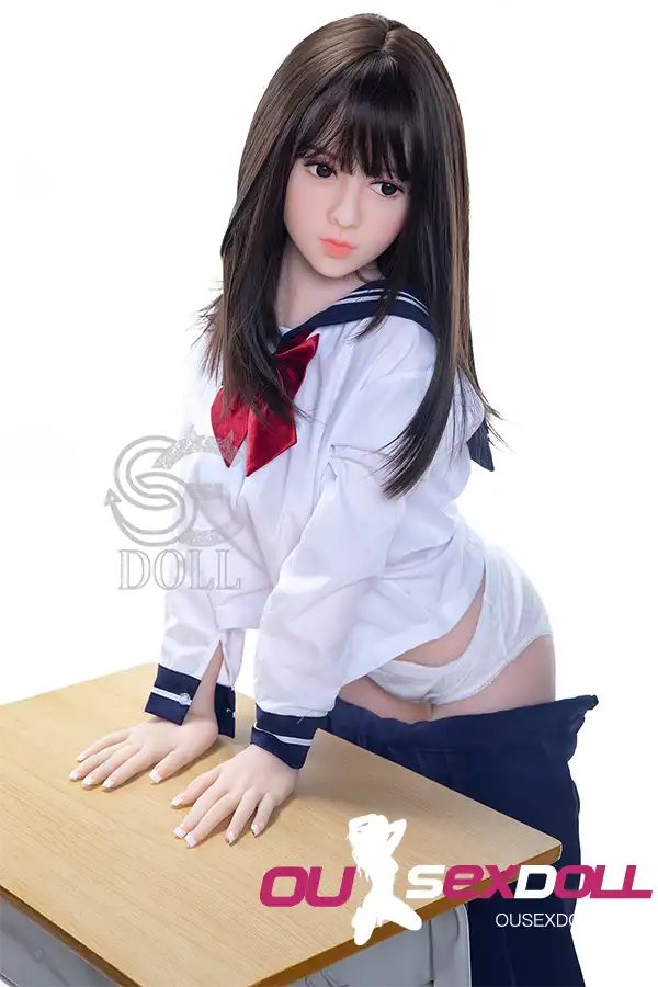 E Cup Uniform Full Bust Full Body Sex Doll 6