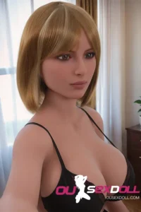 Natural Skin Short Blond Hair Chubby Doll 8