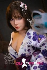 D Cup Japanese Kimono Medium Bust Real Sex Doll 8