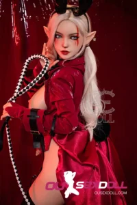 D Cup Red Outfit Alluring Realistic Sex Doll 11