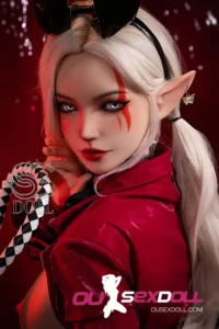 D Cup Red Outfit Alluring Realistic Sex Doll 15