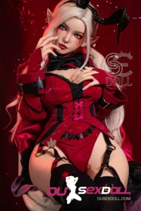 D Cup Red Outfit Alluring Realistic Sex Doll 21