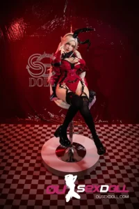 D Cup Red Outfit Alluring Realistic Sex Doll 22