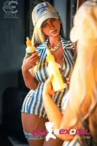 J Cup Wheat Curvy Huge Butt Lifelike Sex Doll 1