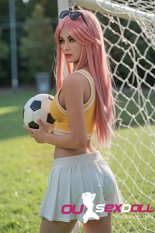 Medium Breasts Pink Hair Real Skin Lovely Doll 17