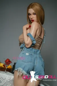 F Cup Big Breasts Real Movable Jaw Sex Doll 5
