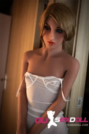 Flat Breast Natural Skin Blond Adult Doll 2