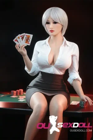 Big Breasts Fair Hair Lifelike Chubby Doll 3