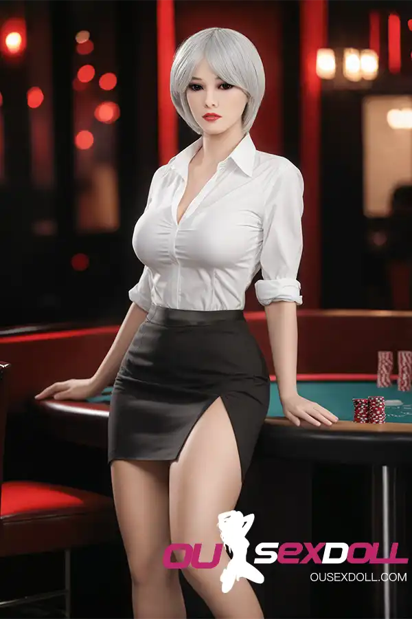 Big Breasts Fair Hair Lifelike Chubby Doll 5