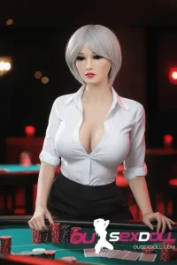 Big Breasts Fair Hair Lifelike Chubby Doll 6