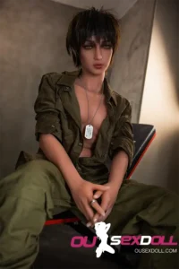Black Hair Asain Male Sex Doll 12